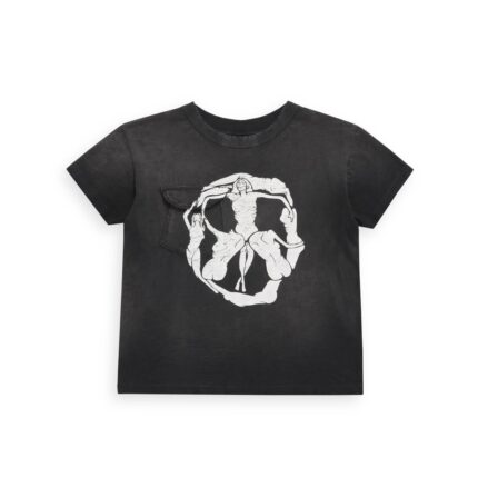 Yuremane Black Tee